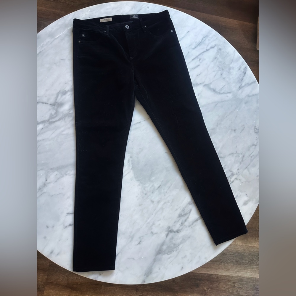 AG Adriano Goldschmied Black Corduroy Jeans – Women’s Size 31 Regular